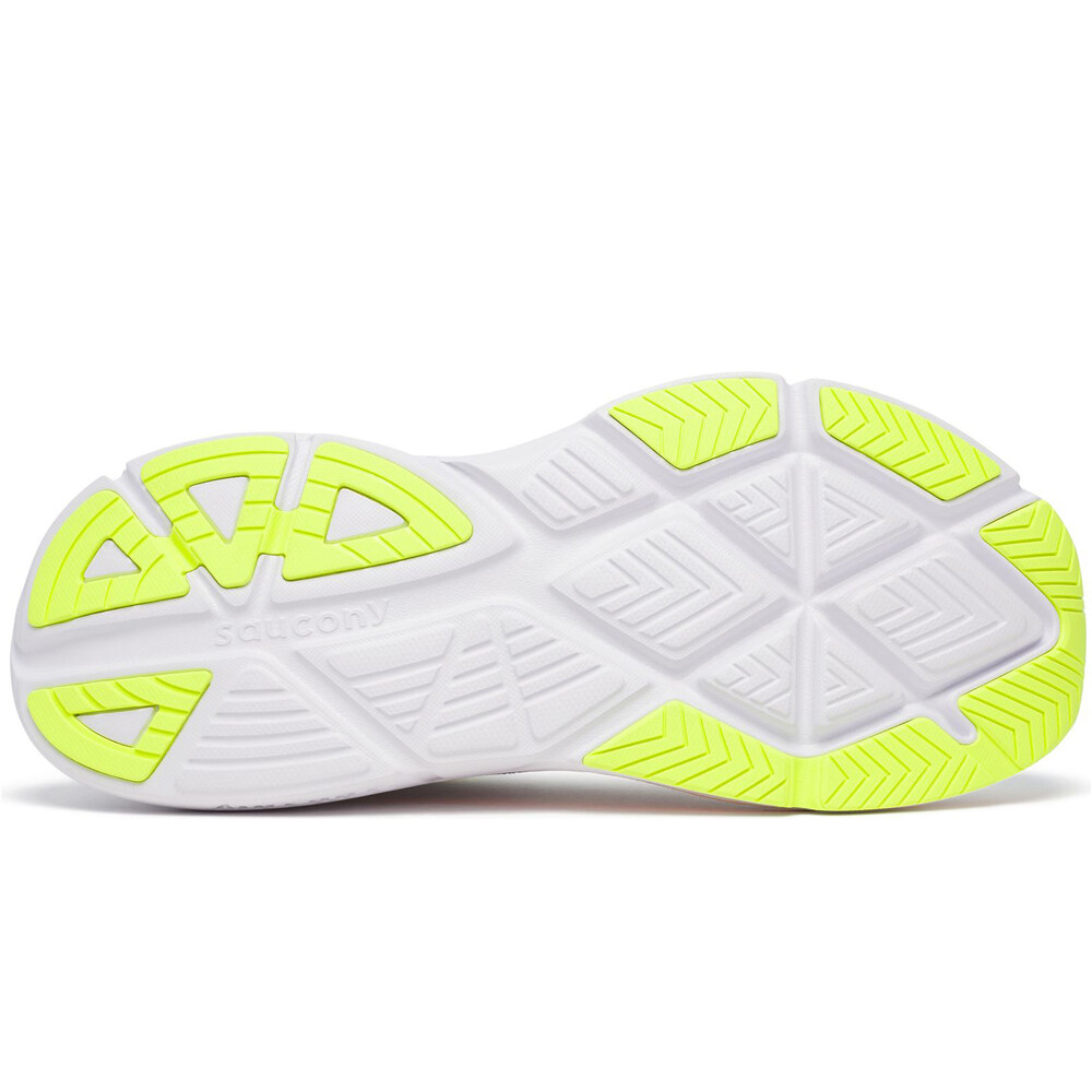 Saucony zapatilla running hombre GUIDE 18 BLANCO vista superior
