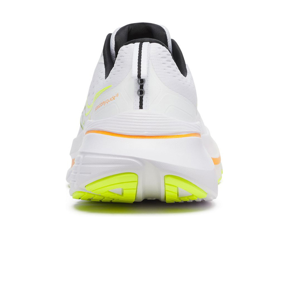 Saucony zapatilla running hombre GUIDE 18 BLANCO vista trasera