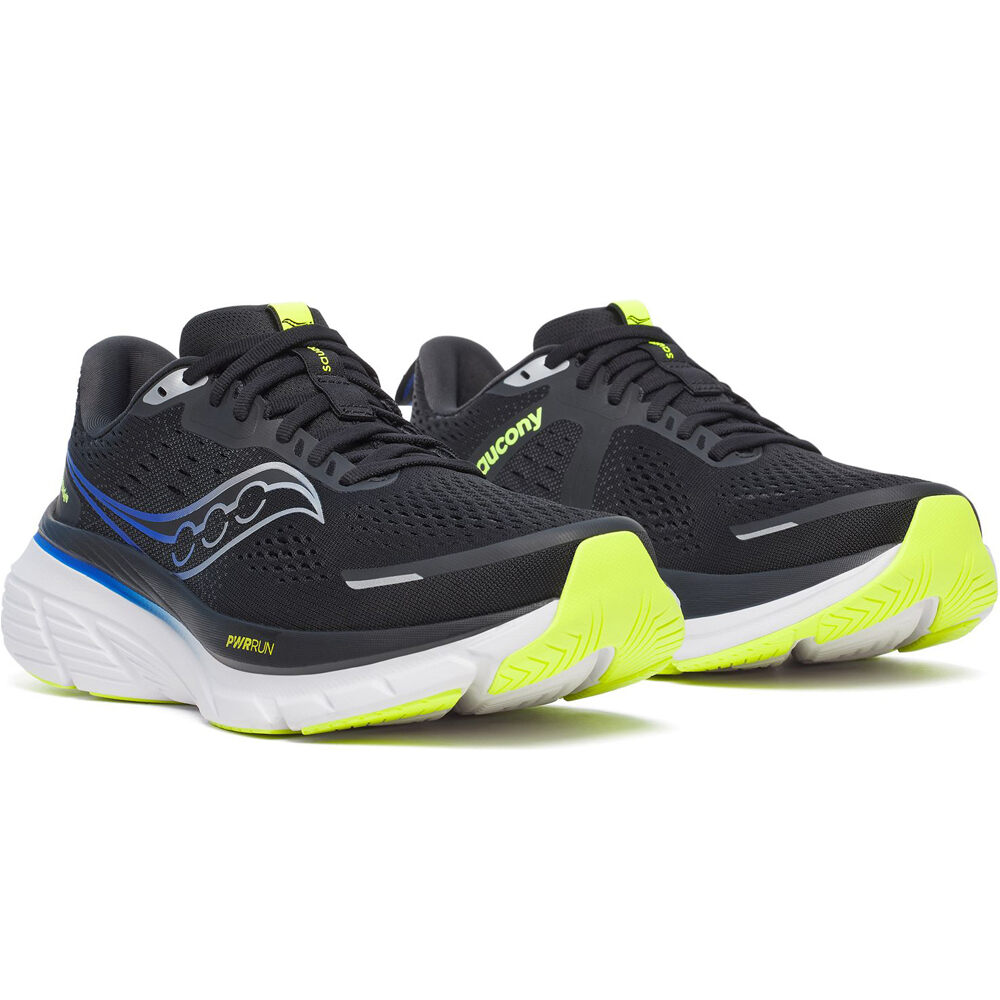 Saucony zapatilla running hombre GUIDE 18 NEGRO lateral interior