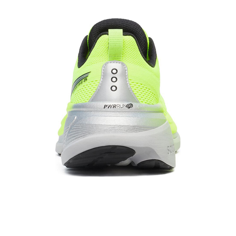 Saucony zapatilla running hombre HURRICANE 25 AMARILLO vista trasera