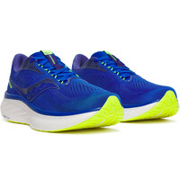 Saucony zapatilla running hombre RIDE 18 AZUL lateral interior