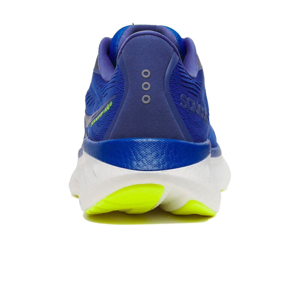 Saucony zapatilla running hombre RIDE 18 AZUL vista trasera