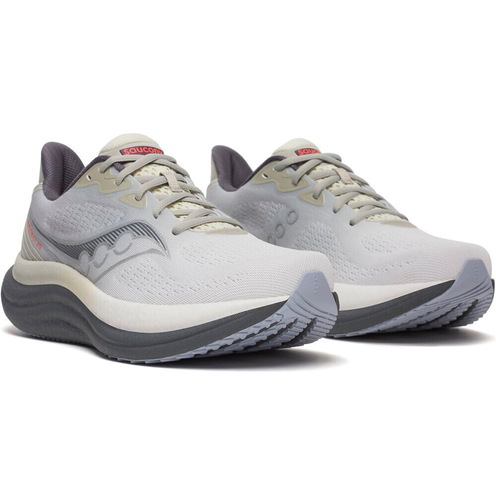 Saucony zapatilla running hombre TRIUMPH 23 GRIS lateral interior
