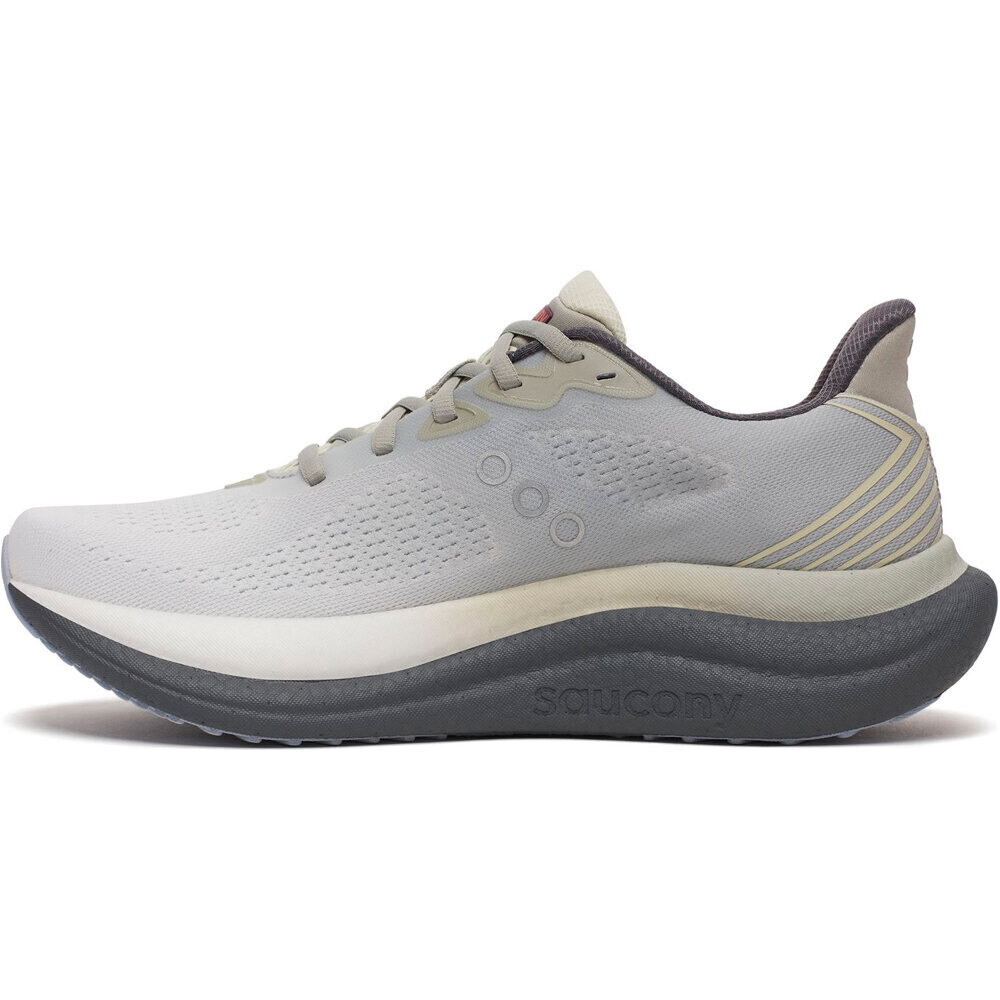 Saucony zapatilla running hombre TRIUMPH 23 GRIS puntera