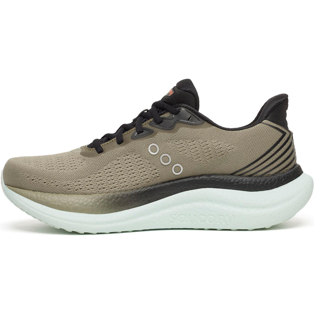 Saucony zapatilla running hombre TRIUMPH 23 VERDE puntera