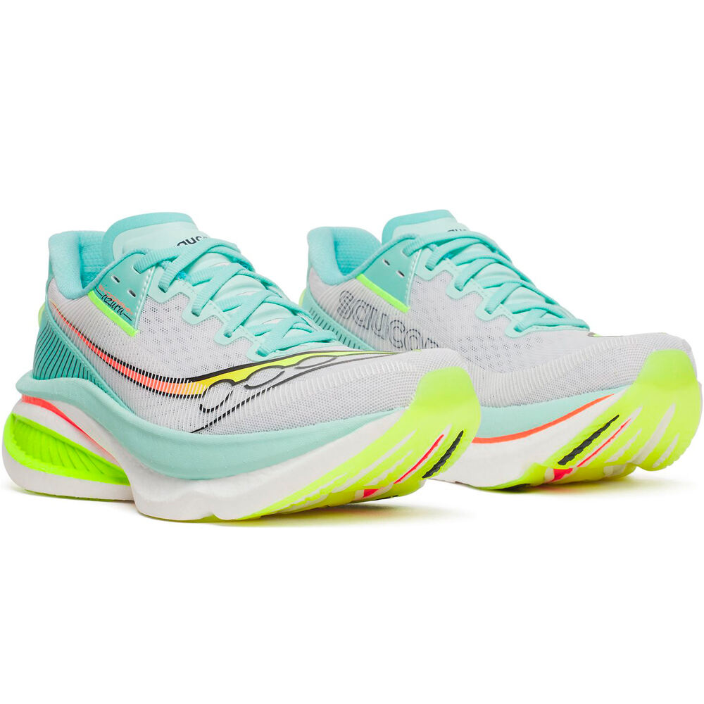 Saucony zapatilla running mujer ENDORPHIN AZURA BLANCO lateral interior