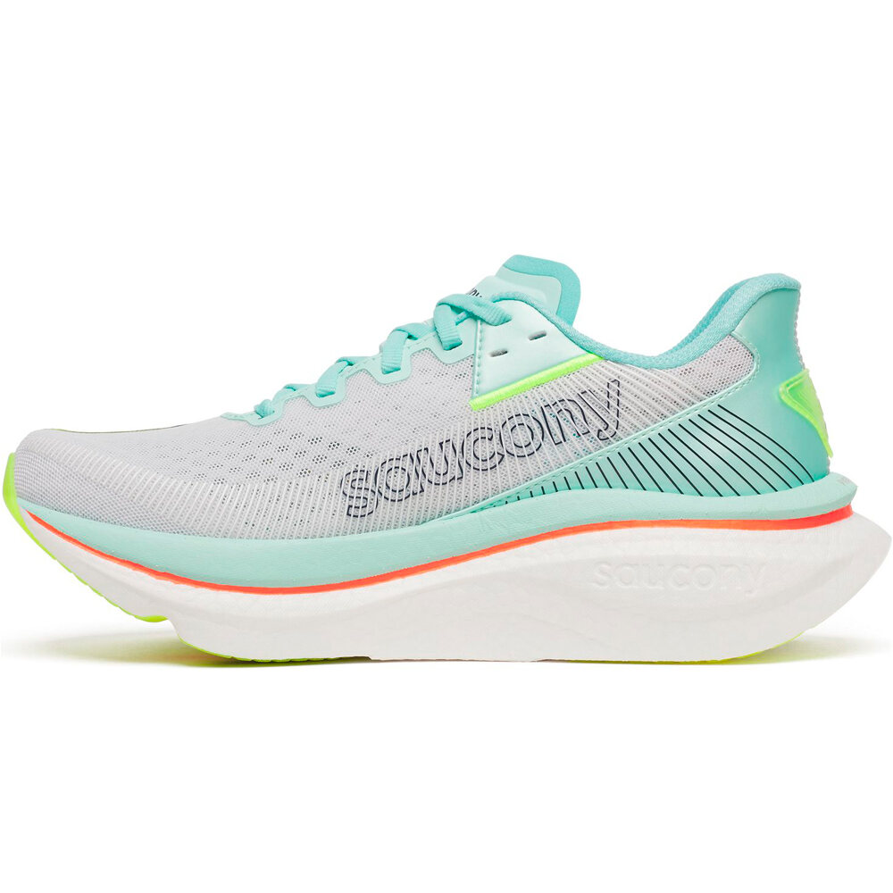 Saucony zapatilla running mujer ENDORPHIN AZURA BLANCO puntera