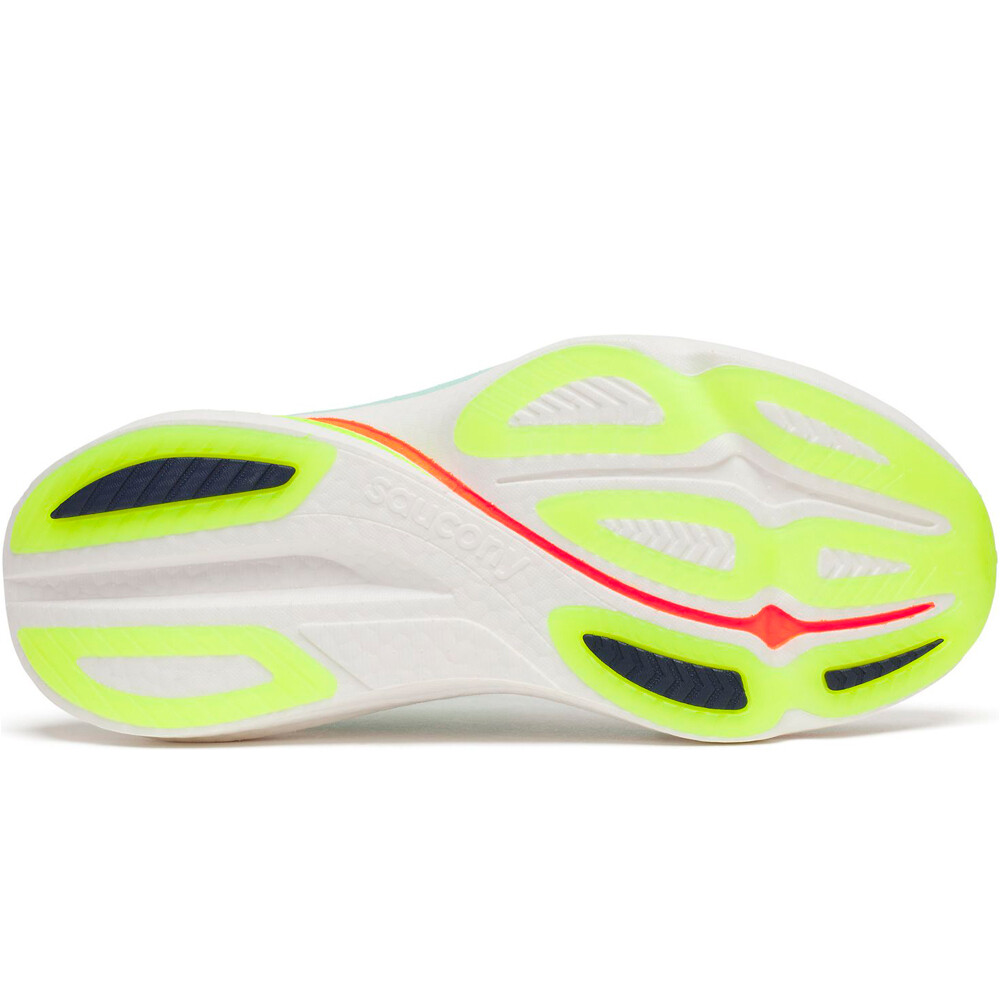 Saucony zapatilla running mujer ENDORPHIN AZURA BLANCO vista superior
