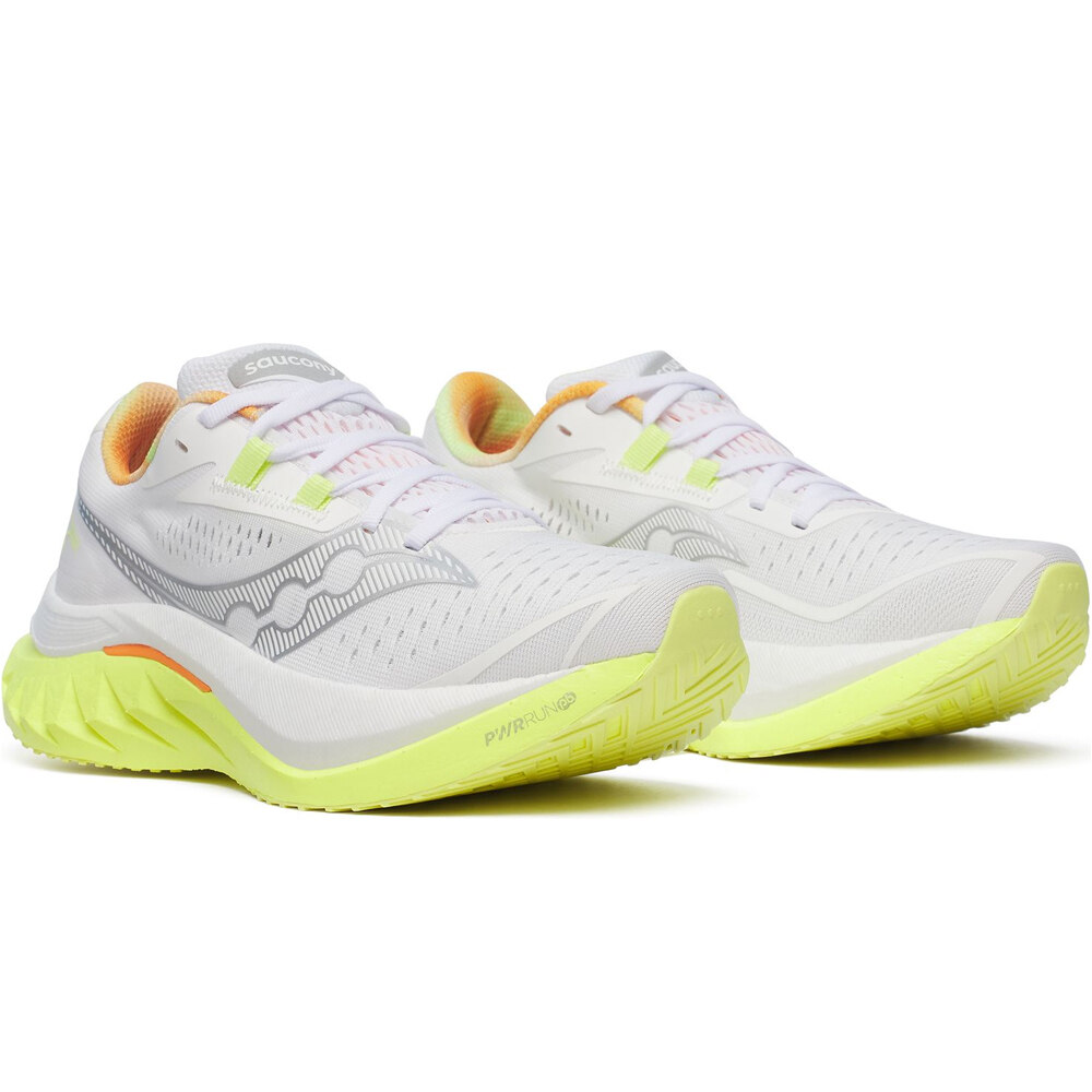 Saucony zapatilla running mujer ENDORPHIN SPEED 4 BLANCO lateral interior