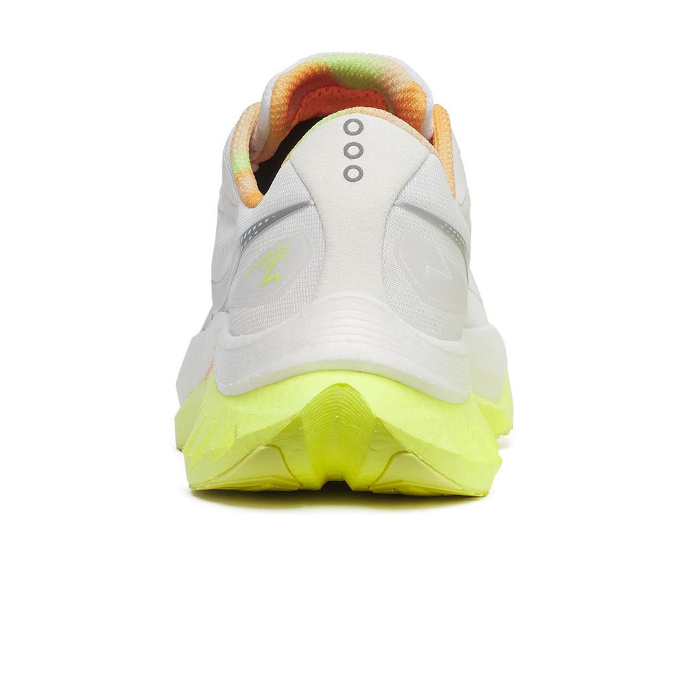 Saucony zapatilla running mujer ENDORPHIN SPEED 4 BLANCO vista trasera