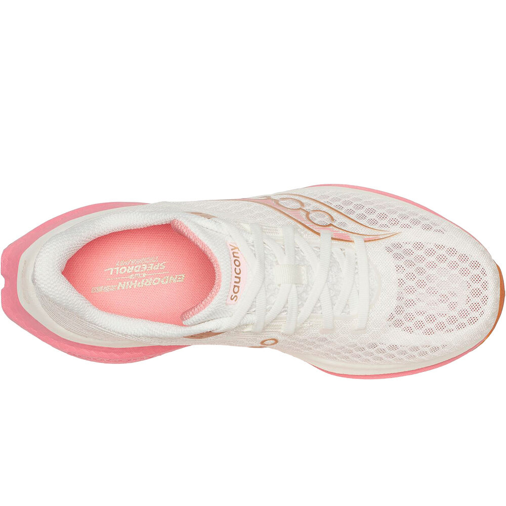 Saucony zapatilla running mujer ENDORPHIN SPEED 5 BLANCO 05