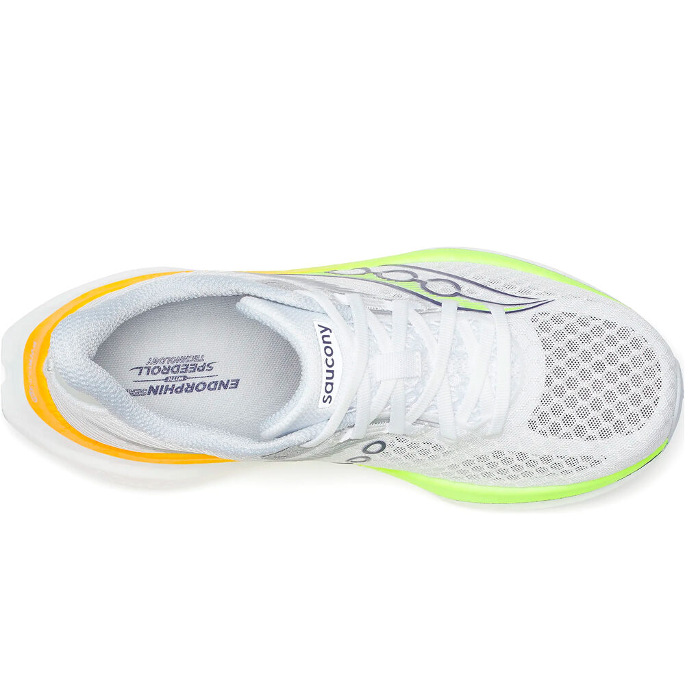 Saucony zapatilla running mujer ENDORPHIN SPEED 5 BLANCO 05