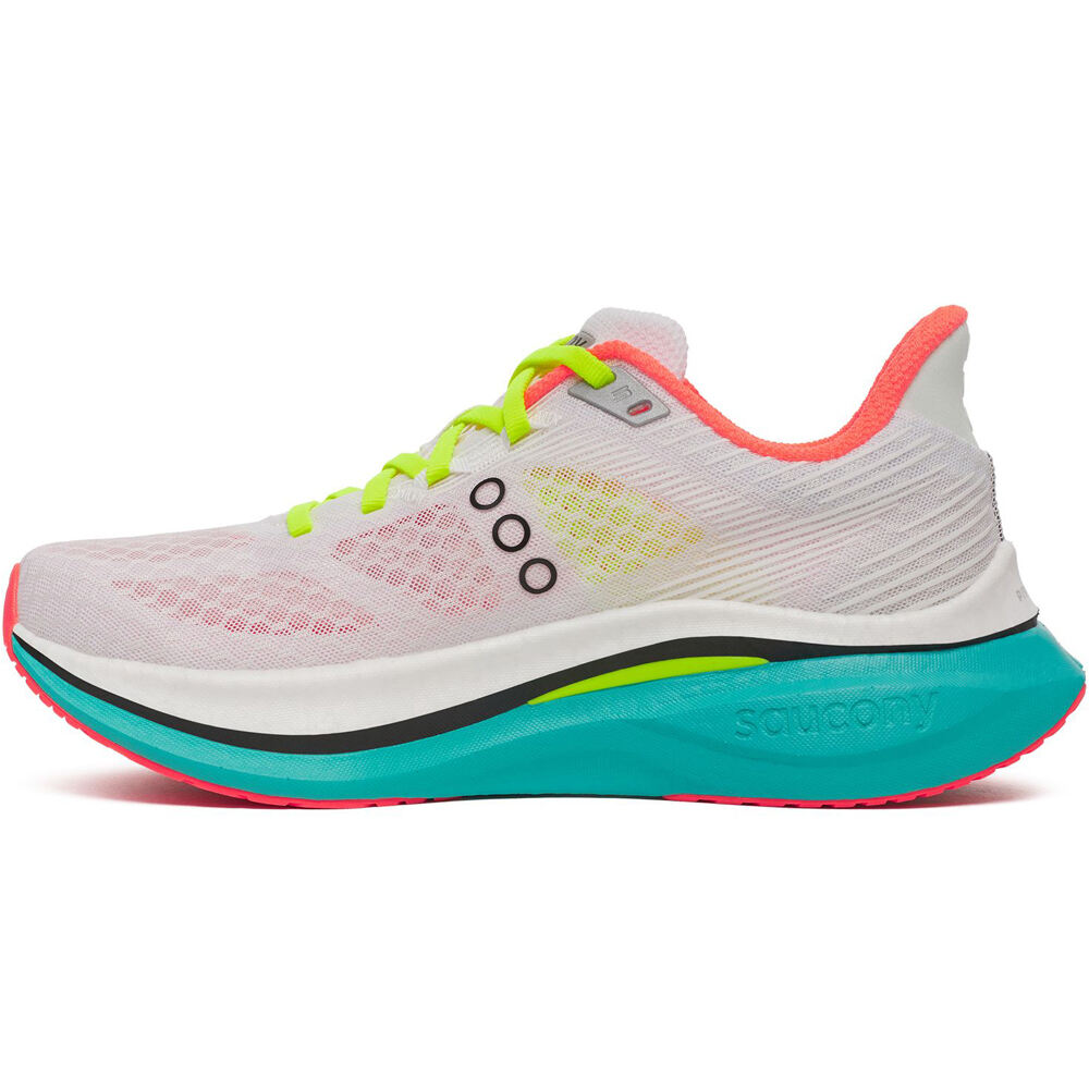 Saucony zapatilla running mujer ENDORPHIN SPEED 5 BLANCO puntera