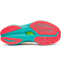Saucony zapatilla running mujer ENDORPHIN SPEED 5 BLANCO vista superior