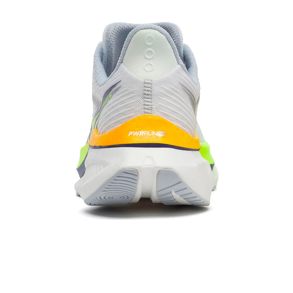 Saucony zapatilla running mujer ENDORPHIN SPEED 5 BLANCO vista trasera
