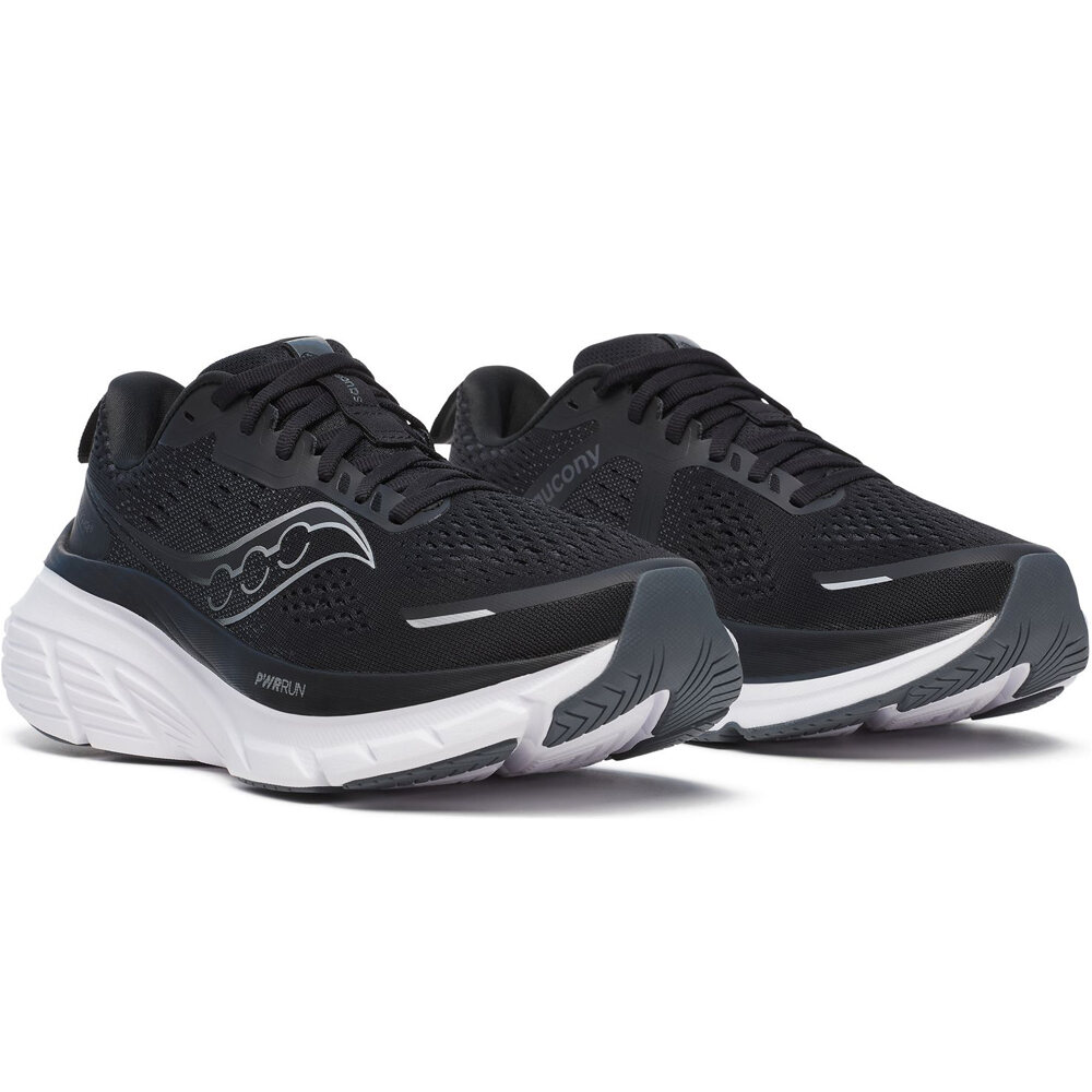 Saucony zapatilla running mujer GUIDE 18 NEGRO lateral interior