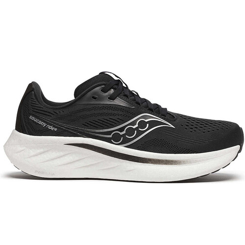 Saucony zapatilla running mujer RIDE 18 NEGRO