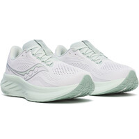 Saucony zapatilla running mujer RIDE 18 VERDE lateral interior