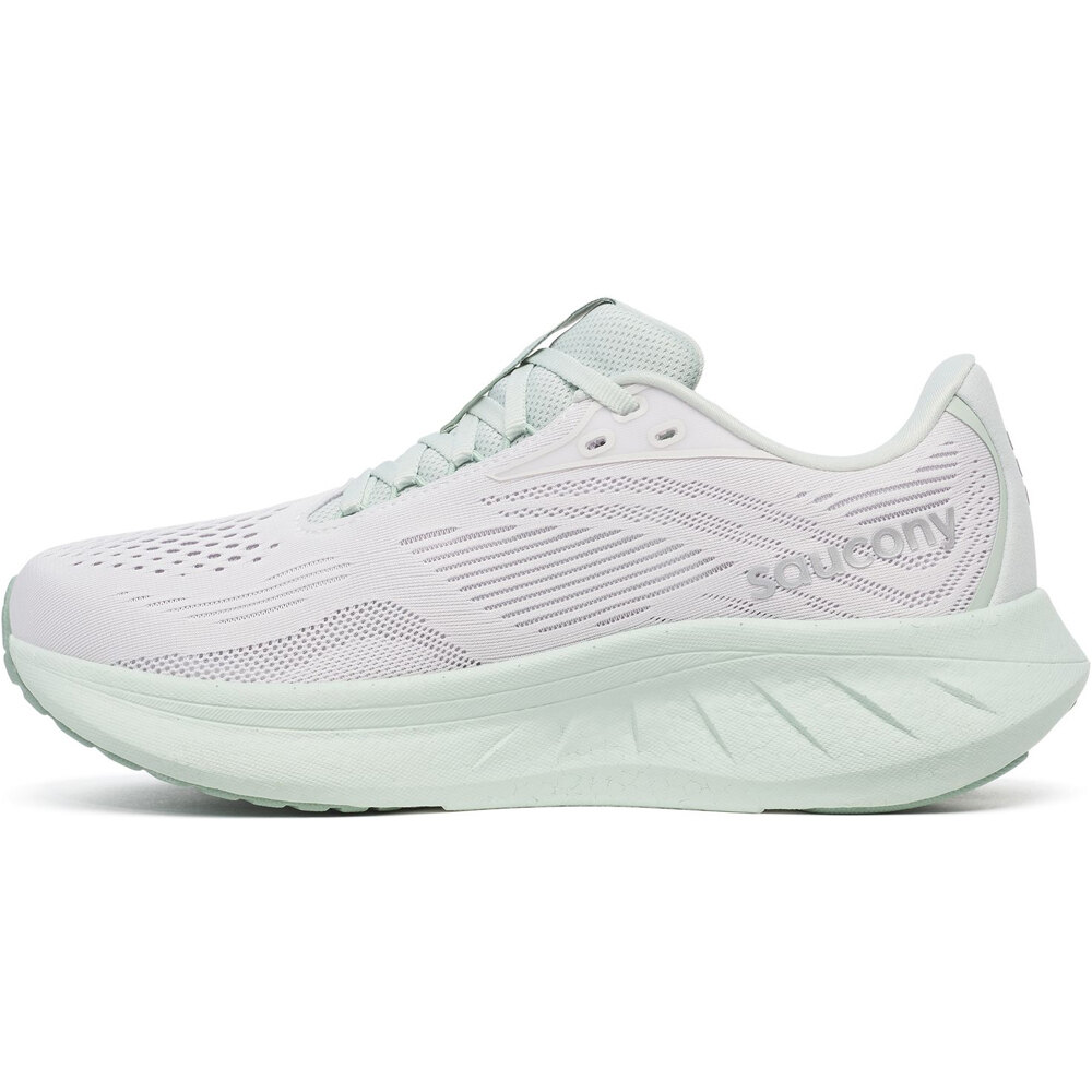 Saucony zapatilla running mujer RIDE 18 VERDE puntera