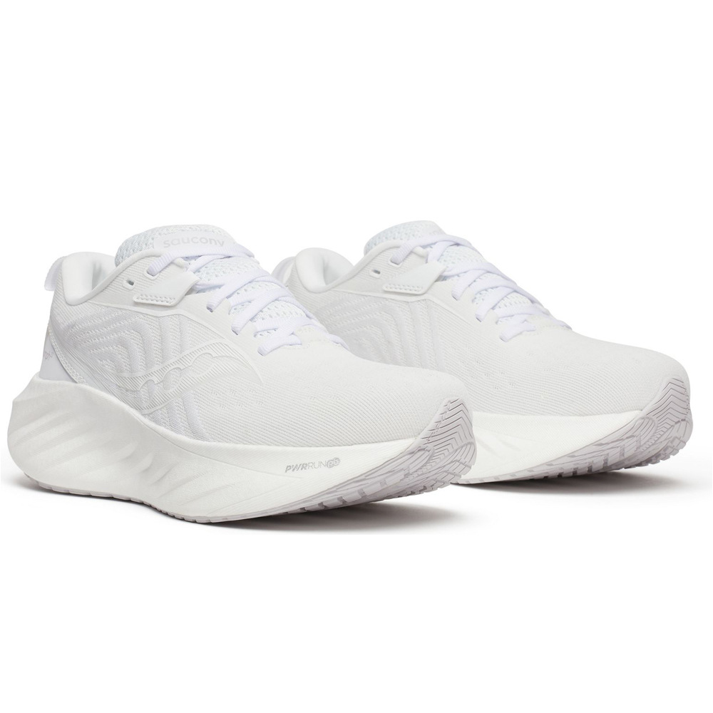 Saucony zapatilla running mujer TRIUMPH 22 BLANCO lateral interior