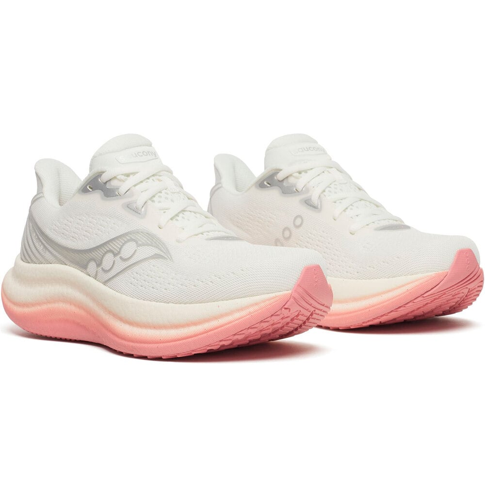 Saucony zapatilla running mujer TRIUMPH 23 BLANCO lateral interior