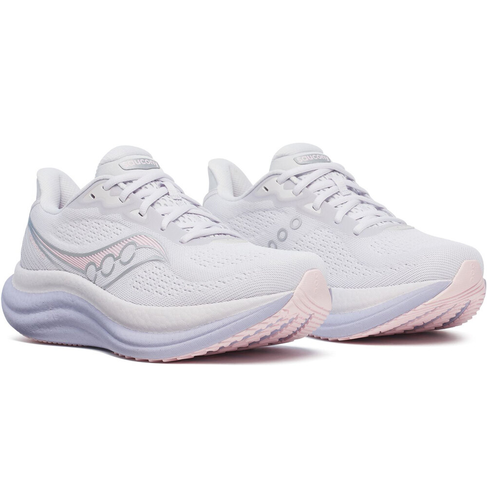 Saucony zapatilla running mujer TRIUMPH 23 BLANCO lateral interior
