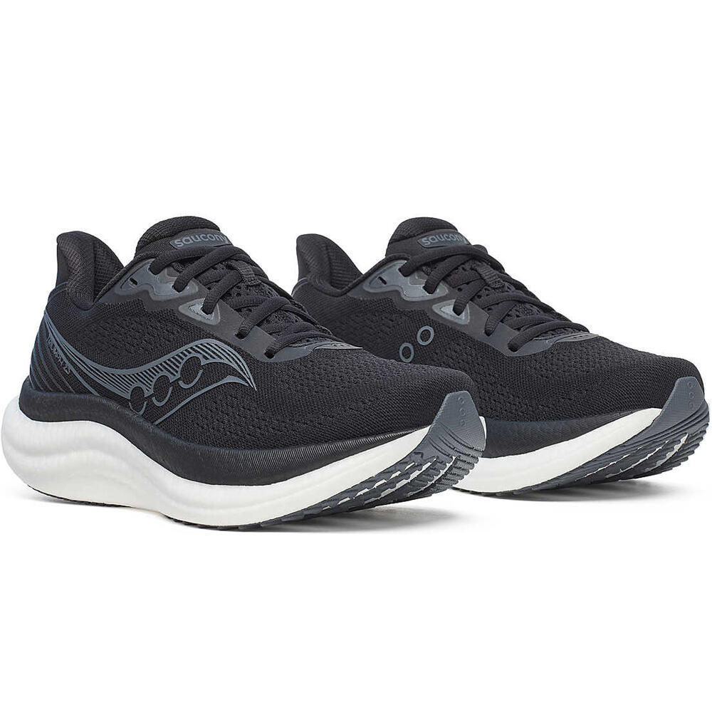 Saucony zapatilla running mujer TRIUMPH 23 NEGRO lateral interior