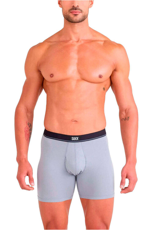 SAXX ESSENTIAL COTTON BOXER BRIEF FLY 3PK