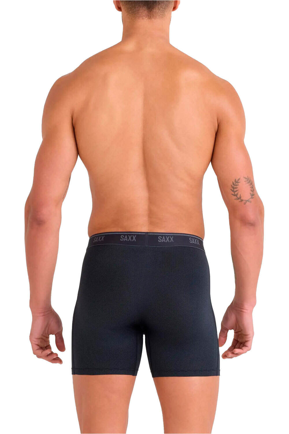 Saxx calzoncillo térmico QUEST QUICK-DRY MESH NEGRO 01
