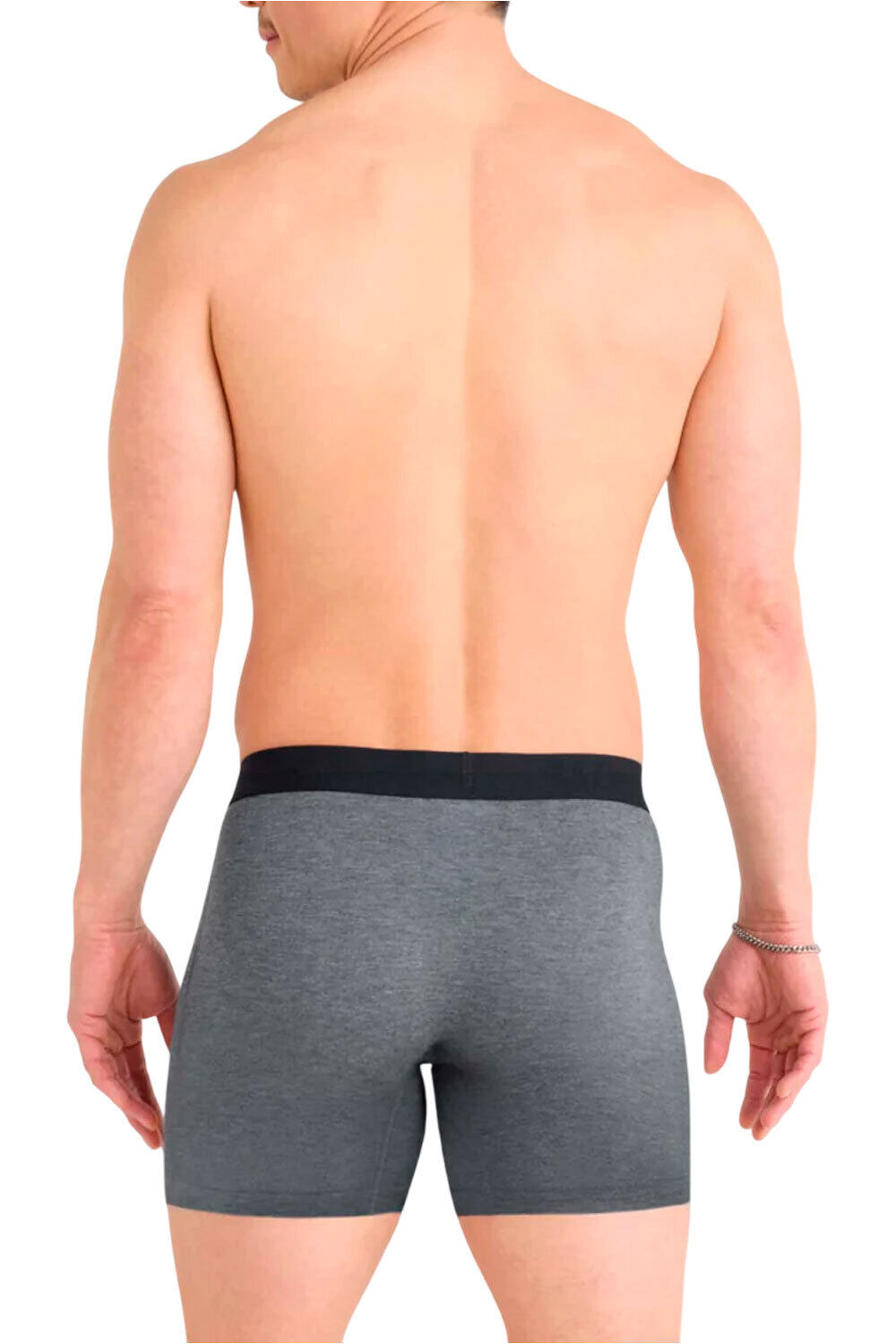 Saxx calzoncillo térmico VIBE XTRA BB FLY GRIS 01