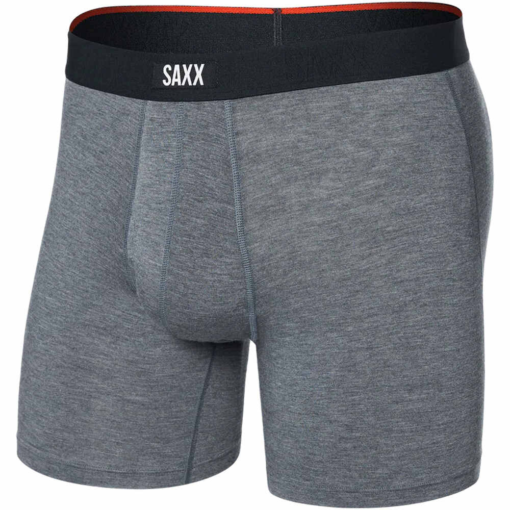 Saxx calzoncillo térmico VIBE XTRA BB FLY GRIS 02