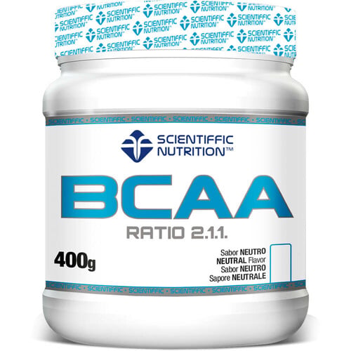 SCIENTIFFIC NUTRITION BCAA 100% FERMENTACIN NATURAL NEUTRO 400G