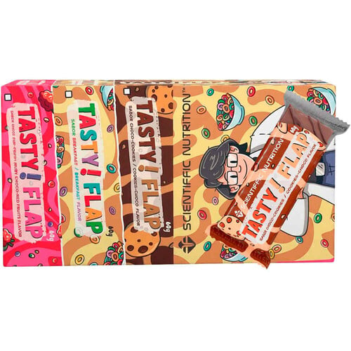 SCIENTIFFIC NUTRITION CAJA TASTY FLAP 60G CHOCO COOKIES 24UDS
