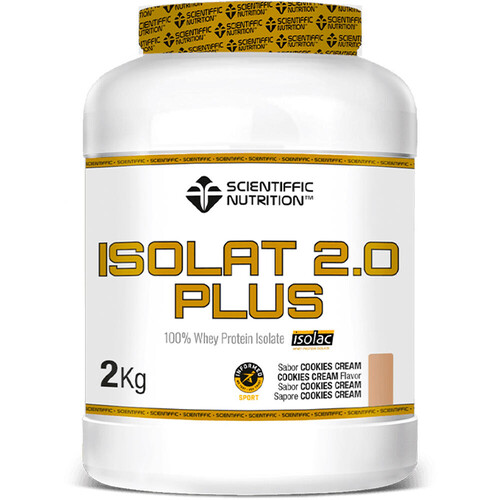Scientiffic Nutrition proteínas ISOLAT 2.0 PLUS WHEY PROTEIN ISOLAC COOKIES CREAM 2KG 