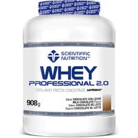 Scientiffic Nutrition proteínas WHEY PROFESSIONAL 2.0 LACPRODAN DIGEZYME CHOCOLATE LECHE 908  vista frontal