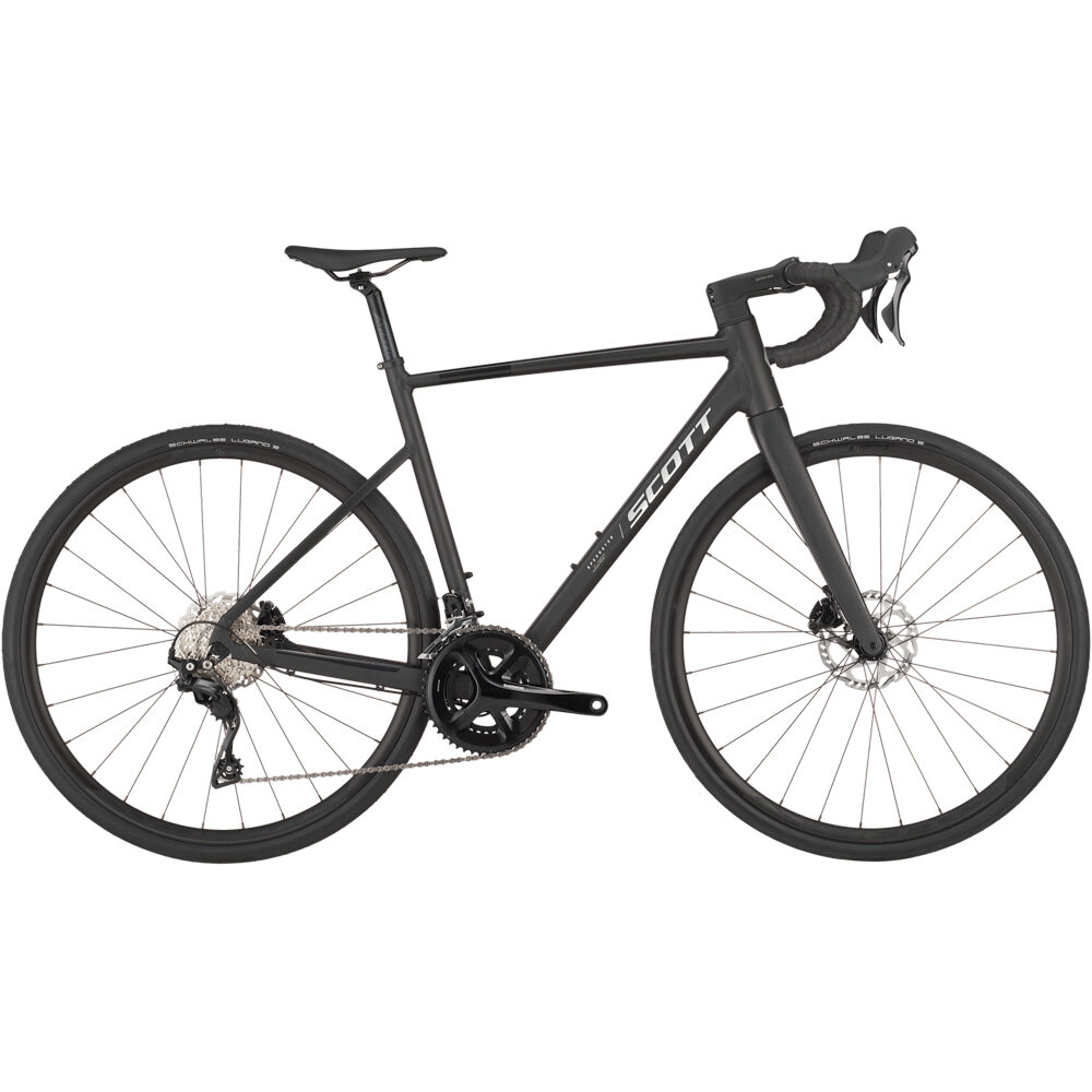 Scott bicicletas de carretera aluminio SPEEDSTER 10 NEGRO vista frontal