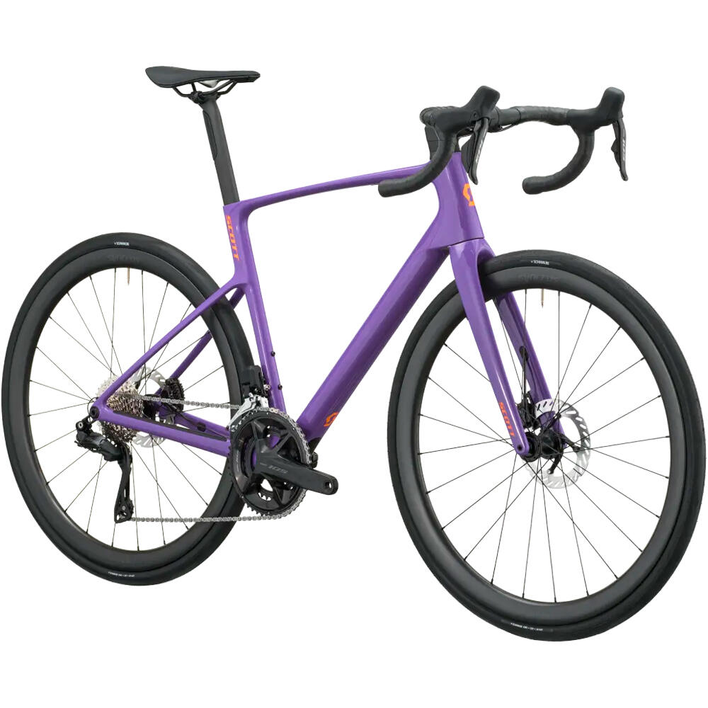Scott bicicletas de carretera carbono ADDICT 30 MORADO 01