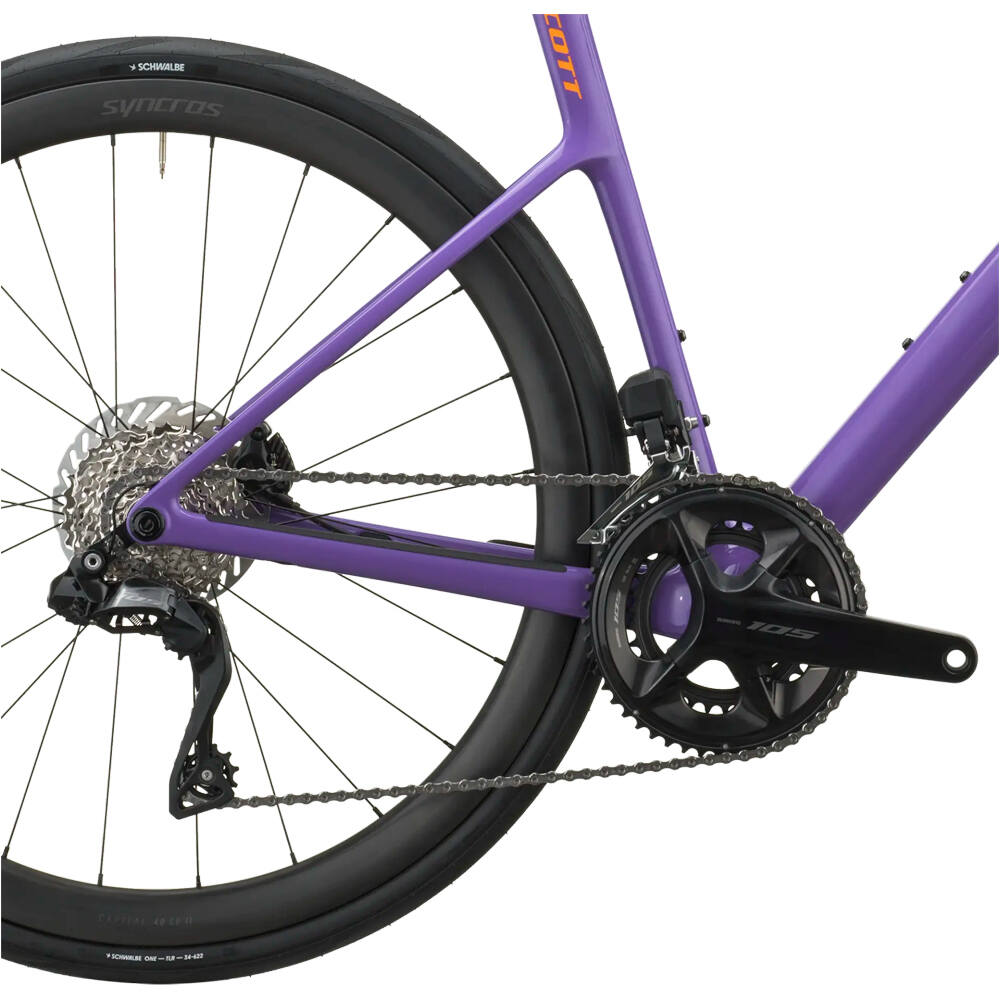 Scott bicicletas de carretera carbono ADDICT 30 MORADO 03
