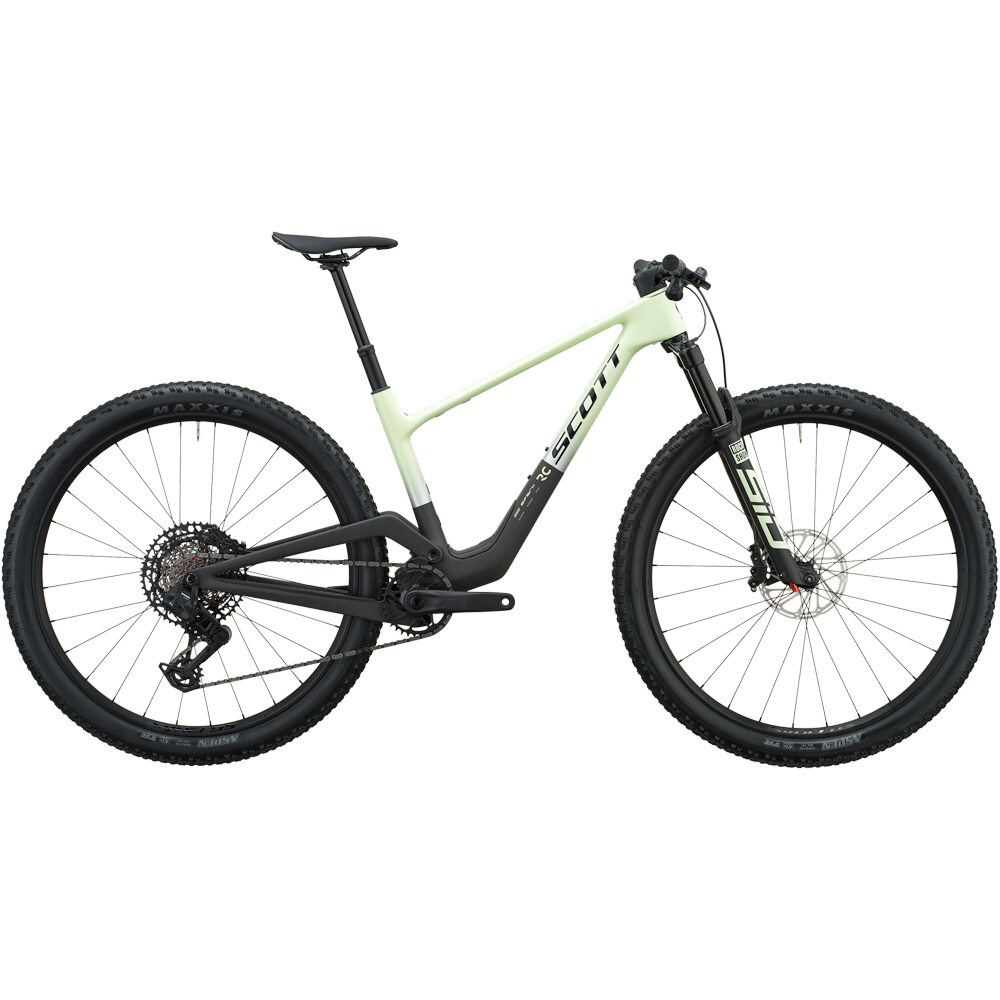 Scott bicicletas de montaña SPARK RC TEAM VERDE vista frontal