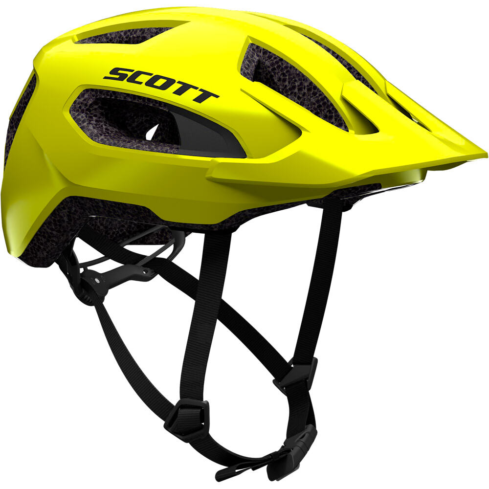 Scott casco bicicleta CASCO SUPRA (CE) AMARILLO vista frontal