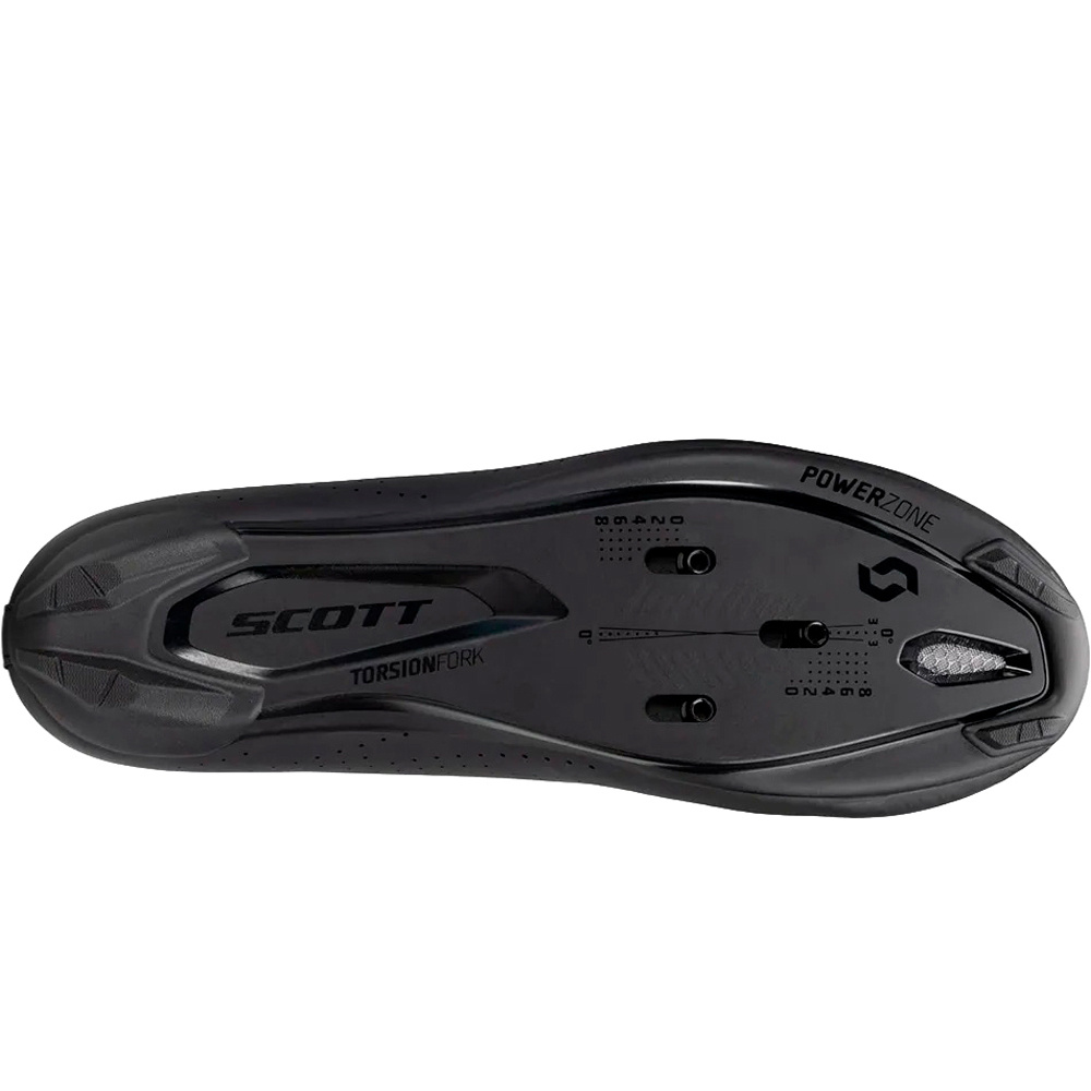 Scott zapatillas ciclismo carretera ROAD COMP NEGRO vista trasera
