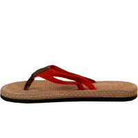 Seafor chanclas mujer TIRAS ROJO puntera