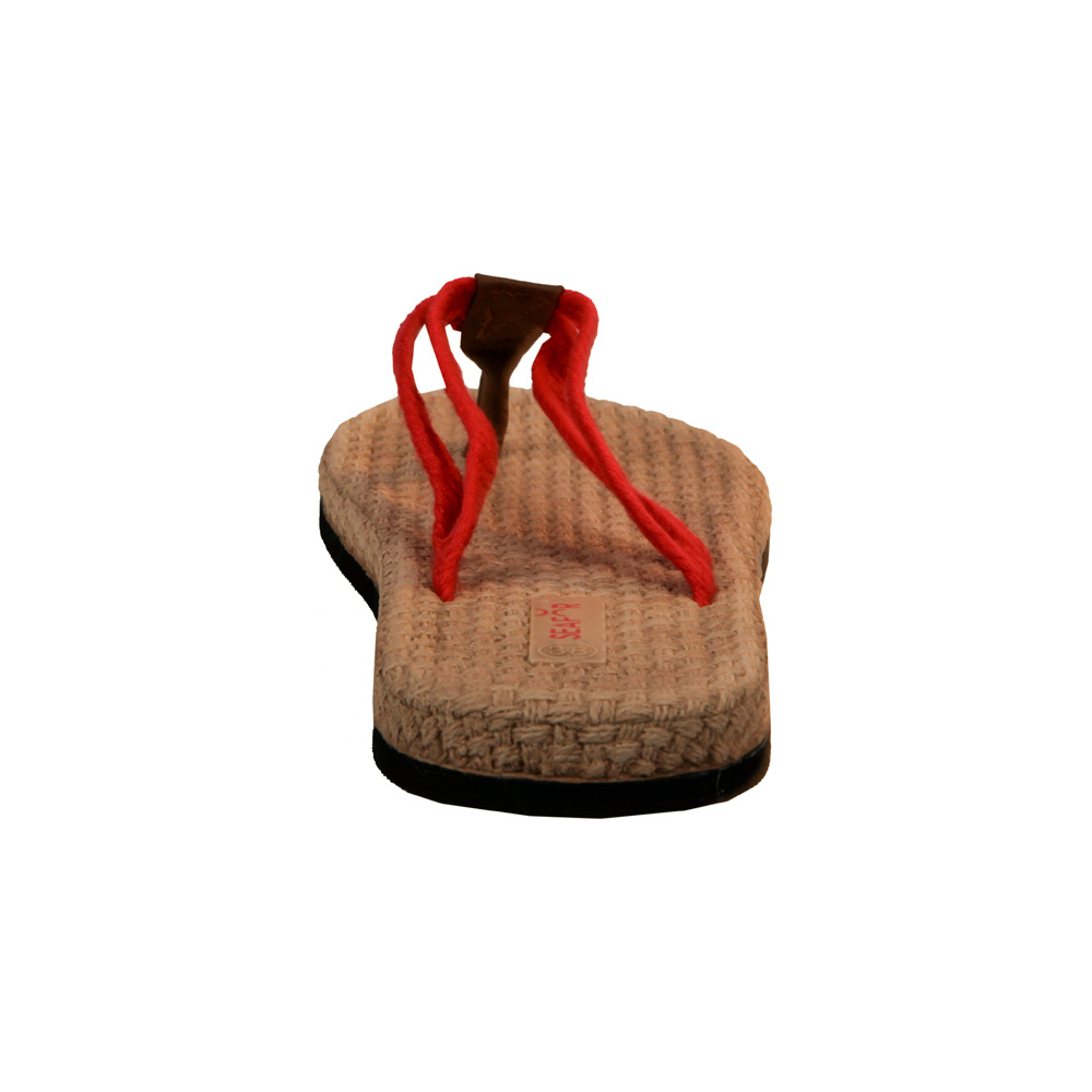 Seafor chanclas mujer TIRAS ROJO vista trasera