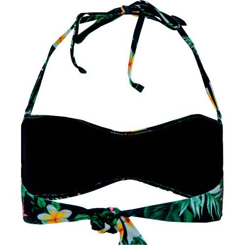 Seafor parte de arriba bikini BLACK FLOWER NEGRO