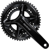 Shimano bielas carretera CRANKSET 12-SPEED NEGRO vista frontal