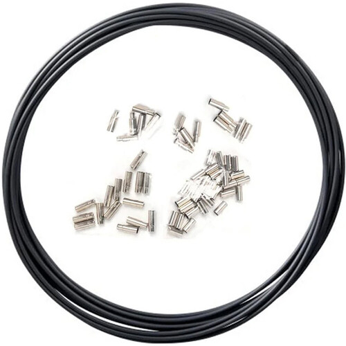 Shimano cableado y tope funda ciclismo ROLLO FUNDA CAMBIO 7,6M.SIS-SP51 NEGRO NEGRO