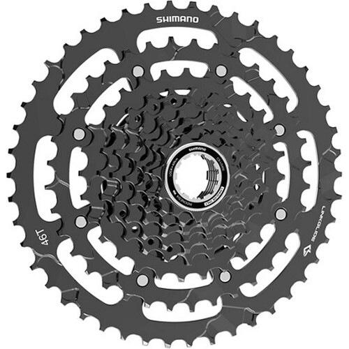 Shimano cassette bicicleta carretera Cassette 9v 11-46 CS-LG400 