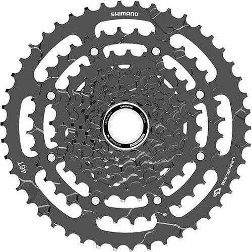 Shimano cassette bicicleta carretera Cassette 9v 11-46 CS-LG400 