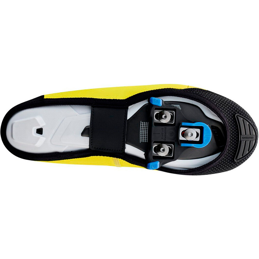 Shimano cubrezapatillas ciclismo DUAL FIT CR SHOE COVER AMARILLO vista trasera
