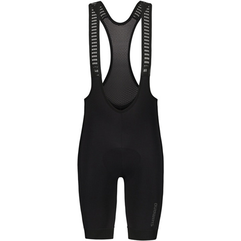 Shimano culotte corto hombre APICE BIB SHORTS NEGRO vista frontal